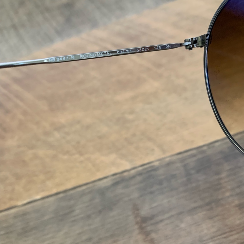 Ray-Ban Unisex Gradient Round Sunglasses, 53mm - Picture 3 of 6